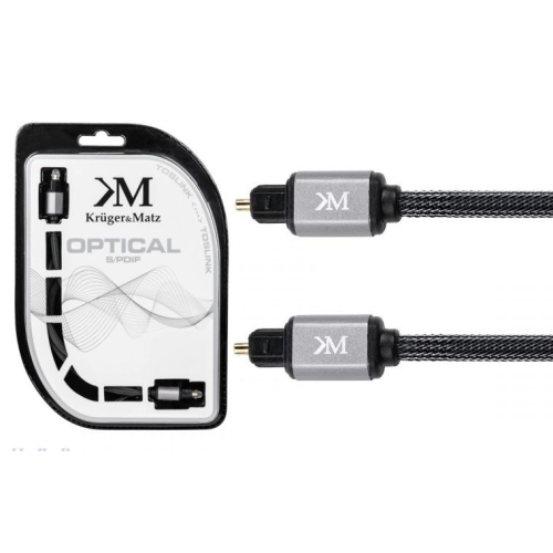 Kabel optyczny Kruger&matz KM0320 Toslink 1,5 m