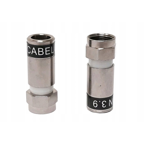 Wtyk zaciskany F firma Cabelcon RG59 F-59-CX3 3.9 kompresyjny 1 sztuka