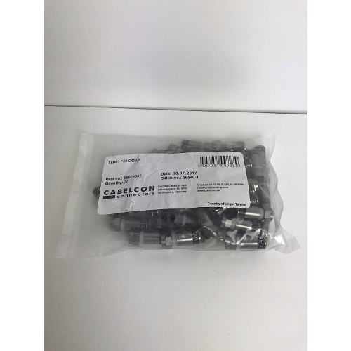Wtyk zaciskany F firma Cabelcon RG59 F-59-CX3 3.9 kompresyjny 1 sztuka