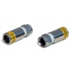 Cabelcon wtyk kompresyjny RG6 F-56-CX3 4.9 żółty