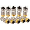 Cabelcon wtyk kompresyjny RG6 F-56-CX3 4.9 żółty