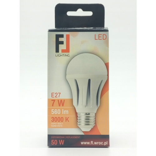 ŻARÓWKA LED E27 560LM 3000K 7W