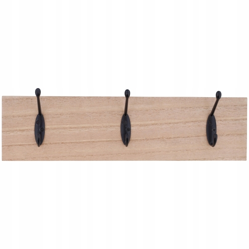 WIESZAK NA UBRANIA 3 HACZYKI 6 x 34.5 x 9 cm 440