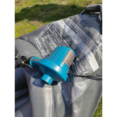 Pompka elektryczna do pompowania materacy i piłek Froyak 130W ŻÓŁTA wydajna