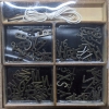 ZESTAW DIY BRANSOLETKA LITERKI miedź CHARMS 62