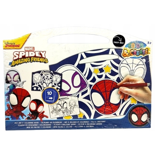 Kolorowanka filcowa Spidey Amazing Friends MARVEL