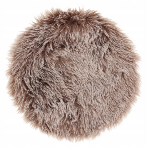DYWANIK MATA DEKORACYJNA SZTUCZNE FUTRO 34 CM BOHO