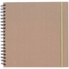ALBUM DO SCRAPPINGU SCRAPBOOKING ozdobny BRĄZOWY 20 x 20 cm 50 kart 200 GSM