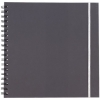 ALBUM DO SCRAPPINGU SCRAPBOOKING ozdobny czarny 20 x 20 cm 50 kart 200 GSM