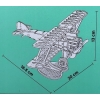 Drewniane puzzle 3d Vintage Aircraft samolot 141el
