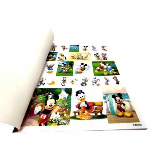 KOLOROWANKA DISNEY MICKEY FRIENDS MEGA COLOR Z NAKLEJKAMI DAISY PLUTO CHIP
