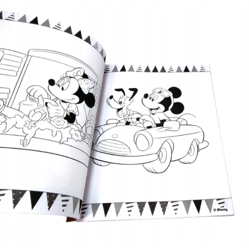 KOLOROWANKA DISNEY MICKEY FRIENDS MEGA COLOR Z NAKLEJKAMI DAISY PLUTO CHIP