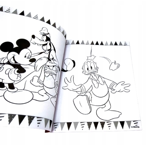 KOLOROWANKA DISNEY MICKEY FRIENDS MEGA COLOR Z NAKLEJKAMI DAISY PLUTO CHIP