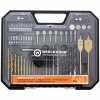 Zestaw narzędzi wiertła klucze bity znacznik 63el.