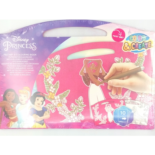 KOLOROWANKA DISNEY PRINCESS COLOR I CREATE NOWOŚĆ