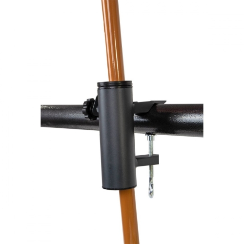 Uchwyt Parasola balkonowy Jumi czarny 5 x 16,5 cm