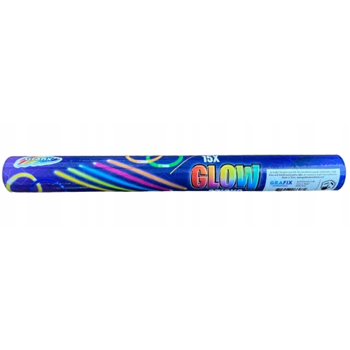 Świecące pałeczki Grafix 15 szt fluorescencyjne 1