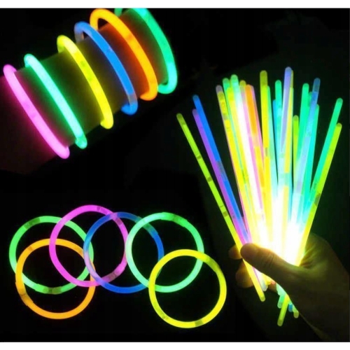 Świecące pałeczki Grafix 15 szt fluorescencyjne 1