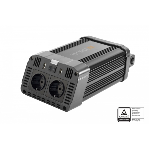 Profesjonalna Przetwornica TE16 1200W 2x VAC 230V / 2x USB 12v TECHNAXX