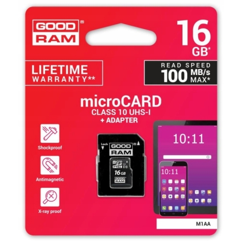 Karta pamięci SDHC Goodram M1AA-0160R12 16 GB