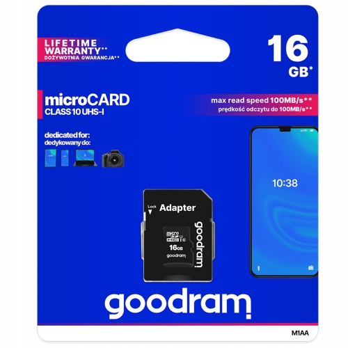 Karta pamięci SDHC Goodram M1AA-0160R12 16 GB