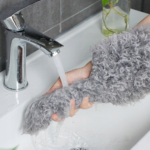 SZCZOTKA MIOTEŁKA DO KURZU TELESKOPOWA MIKROFIBRA do sprzątania 145cm SZARA