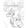 KOLOROWANKA DISNEY PIXAR CARS MEGA COLOR Z NAKLEJKAMI RUSTEZE HTB HICKS