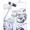 KOLOROWANKA DISNEY PIXAR CARS MEGA COLOR Z NAKLEJKAMI RUSTEZE HTB HICKS