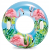 Koło Intex do pływania z uchwytami 97 cm liście