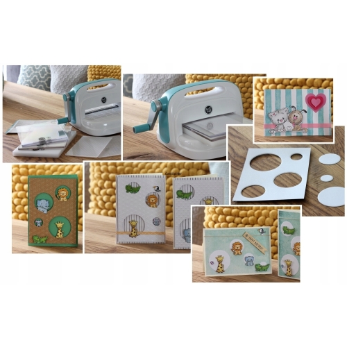 Wykrojniki szablony scrapbookingu misiek i dziecko