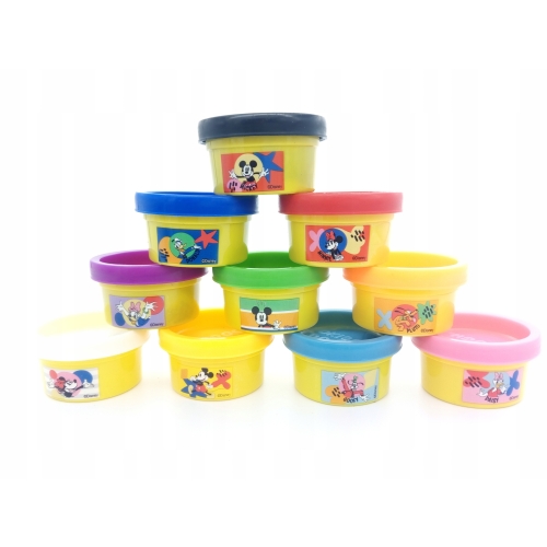 CIASTOLINA MASA DLA DZIECI MICKEY MOUSE 10 PUSZEK