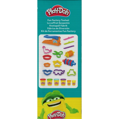 PLAY-DOH FUN FACTORY CIASTOLINA 6 TUBEK MAS MIX KOLORÓW 14 ELEMENTÓW F8117