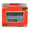 Zestaw 10 x bity 1x magnetyczny uchwyt do bitów 60mm + etui Werckmann