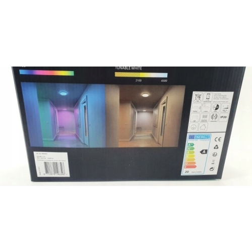 LAMPA SUFITOWA INTELIGENTNA LSC WIFI LED PLAFON 28 cm 1400 lumen 360° IP20