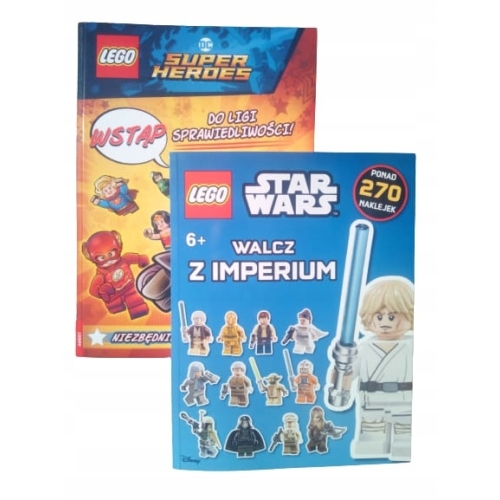 Książka Lego Star Wars Walcz z imperium z naklejkami 270 szt + gratis Liga