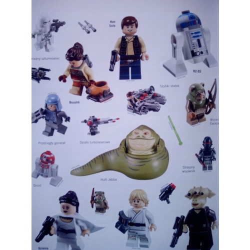 Książka Lego Star Wars Walcz z imperium z naklejkami 270 szt + gratis Liga