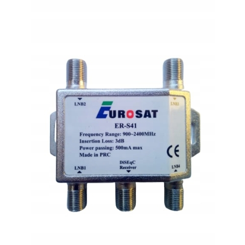 PRZEŁĄCZNIK DiSEqC 4X1 EUROSAT ER-S41