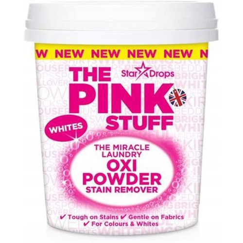 THE PINK STUFF Odplamiacz w proszku do białych prań 1kg łagodny dla tkaniny