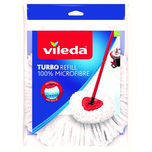 Oryginalny wkład do mopa sprzatającego obrotowego mikrofibra Vileda 24 cm