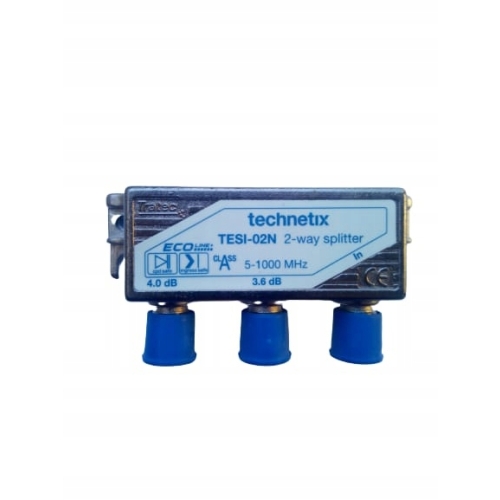 Rozgałęźnik 2-drożny TVSAT DVBT model TESI-02N TRATEC TECHNETIX 5-1000MHz