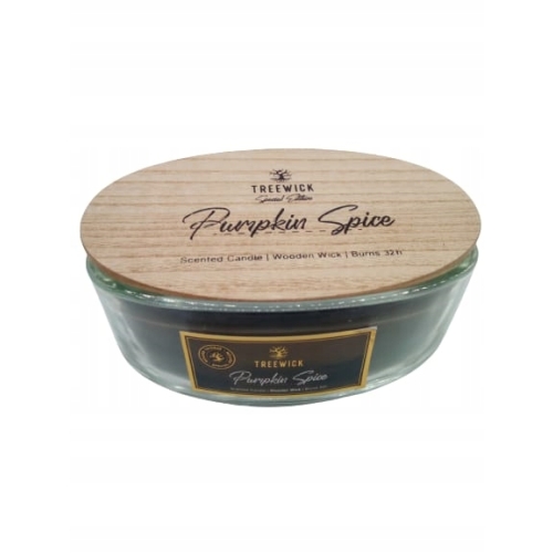 Świeca zapachowa TreeWick Pumpkin Spice Dyniowa 2 drewniane knoty