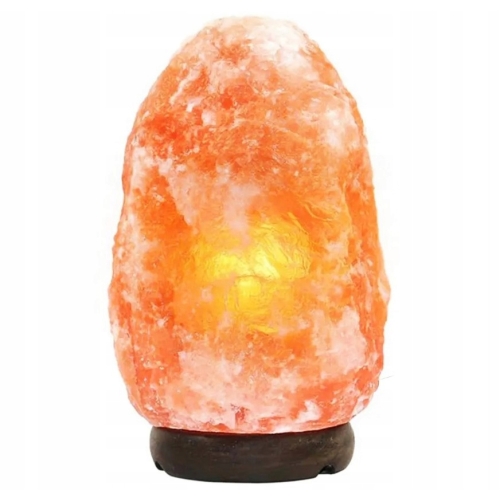 Lampa Solna BRYŁA SÓL HIMALAJSKA jonizator USB DELUXA Wysokość 12x8 cm