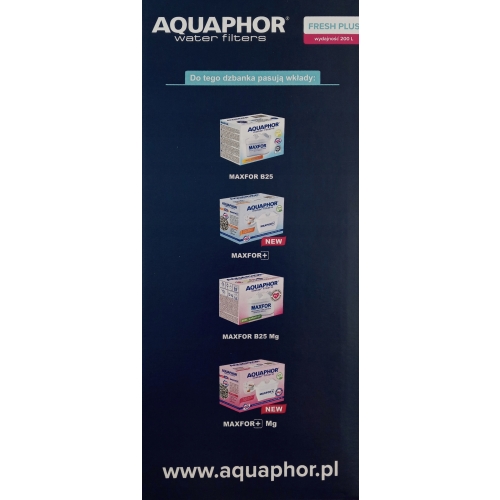 Dzbanek filtrujący Aquaphor 2,8 l czarny z wkładem