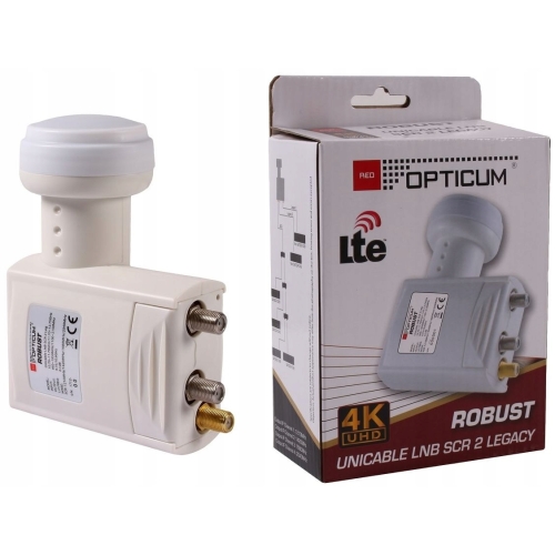 Konwerter TWIN Unicable Opticum ROBUST 4K SCR 4UB2 legacy KON0081