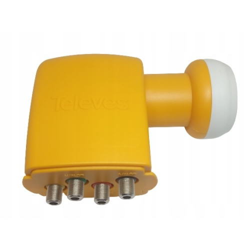 Konwerter Quattro do multiswitch LNB firma Televes model 747701 0,3dB