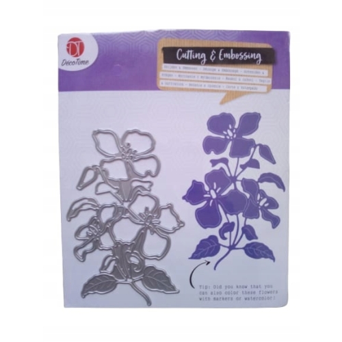 Szablon do wycinania wytłaczania stempli kwiat 038