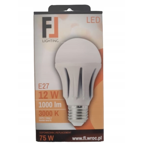 ŻARÓWKA LED E27 10W 820lm 3000K ODPOWIEDNIK 60 W