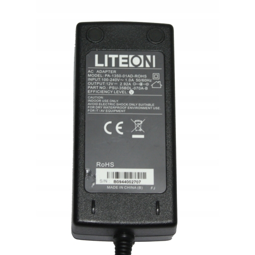 ZASILACZ LITEON PA-1350-01AD 5.5/2.5 35W uniwersalny 12V 2.92A