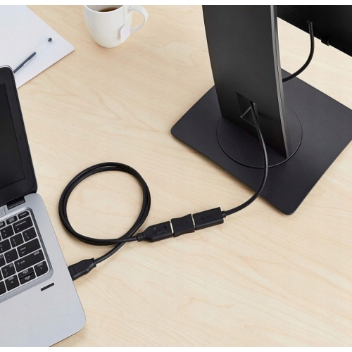Adapter HDMI-HDMI FF do łączenia kabli HDMI żeński