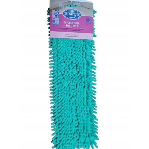 Wkład do mopa zapas płaski Spargo miękki z mikrofibry 44cm x 13cm zielony